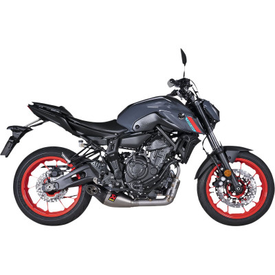 AKRAPOVIC - SYSTÈME D'ÉCHAPPEMENT RAC TI/CF MT-07 / TRACER