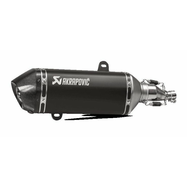 AKRAPOVIC - AUSPUFF SS/CF SCHWARZ GTS125