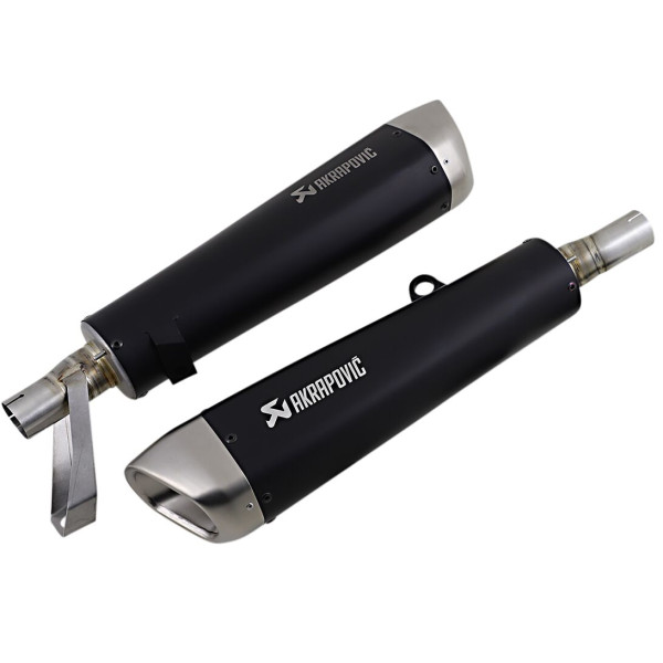 AKRAPOVIC - MUFFLERS TI BK STR TWIN