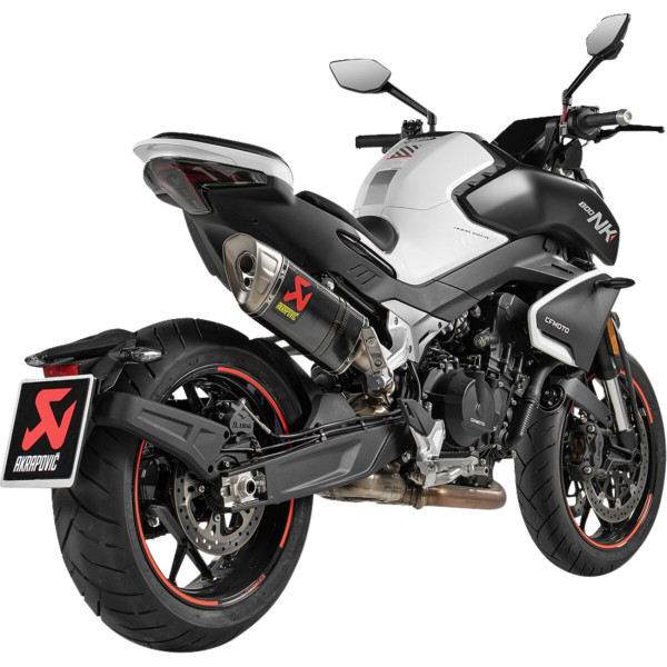 AKRAPOVIC - AUSPUFF SLIP-ON CF/TI CFMOTO 8