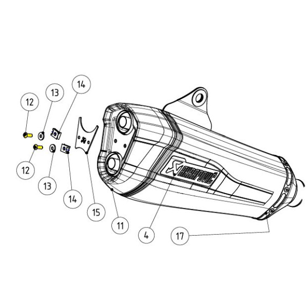 AKRAPOVIC - BOLSA