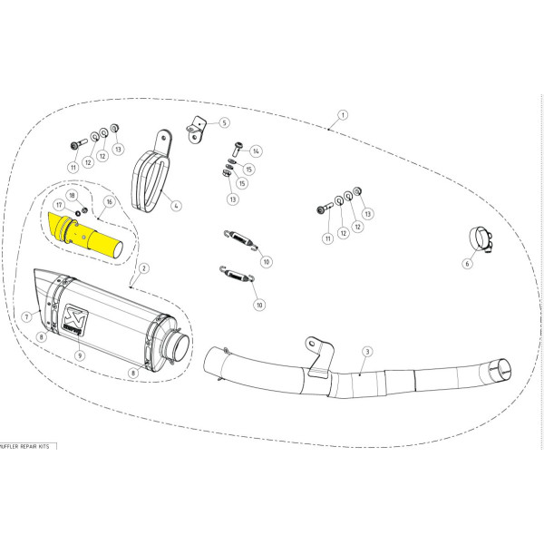 AKRAPOVIC - NOISE INSERT