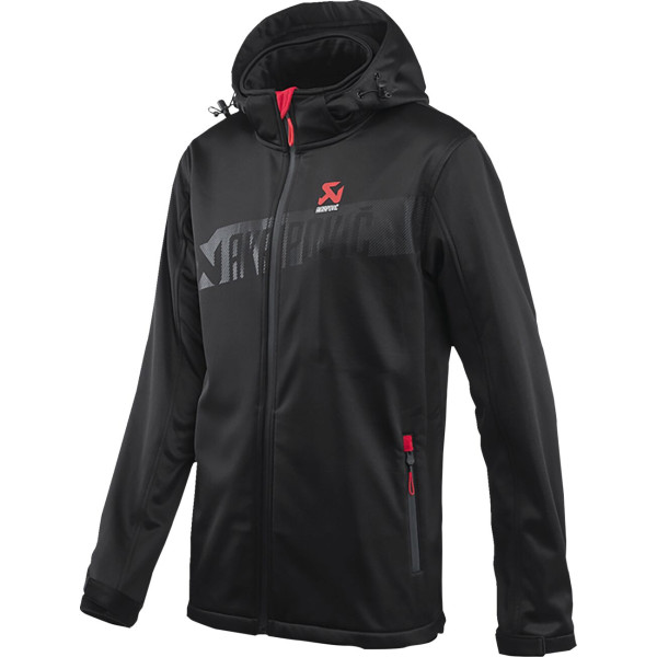 AKRAPOVIC - CHAQUETA SOFTSHELL NEGRA HOMBRE S