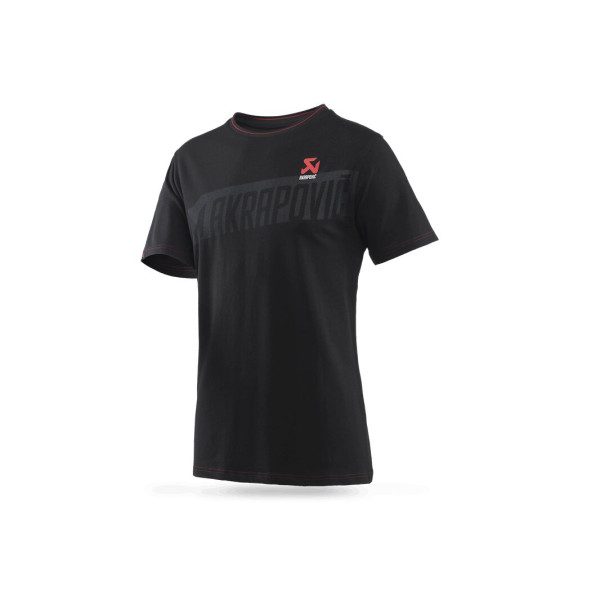 AKRAPOVIC - SCHWARZES HERREN T-SHIRT M