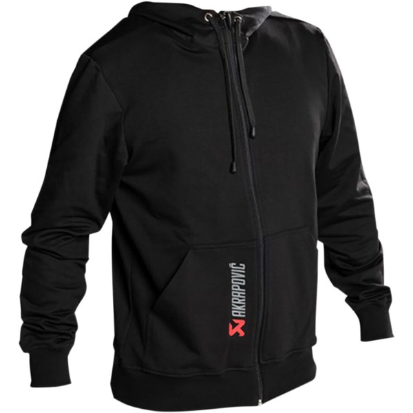 AKRAPOVIC - HOODIE HERREN BK/RD S