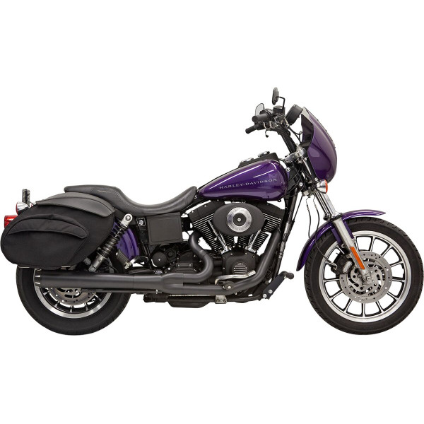 BASSANI XHAUST - ÉCHAPPEMENT 2-1L 91-05FXD BK