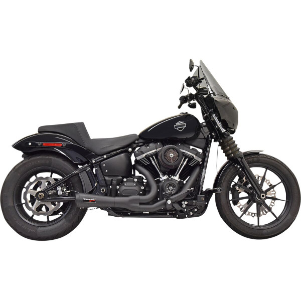 BASSANI XHAUST - SILENZIATORE 2:1 CORTO M8 BK ST