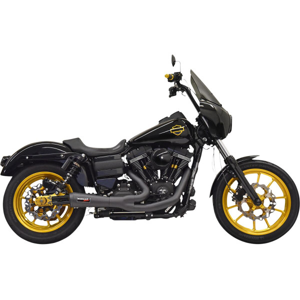 BASSANI XHAUST - EXHAUST 2:1 RIPPER BLK FX