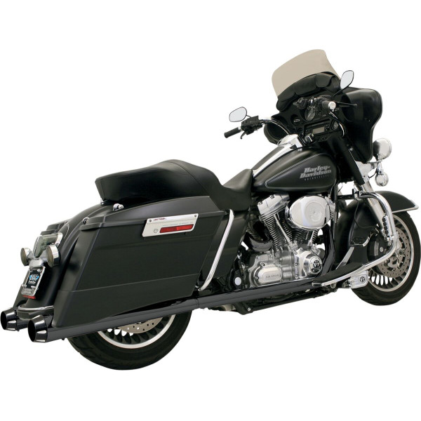 BASSANI XHAUST - MUFFLERS 4 FLUTE FL BLK