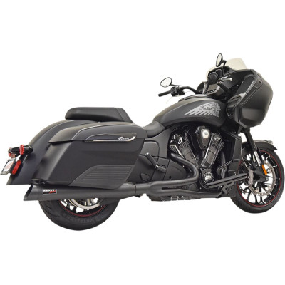 BASSANI XHAUST - EXHAUST RR 2-1 CHLNGR BLK