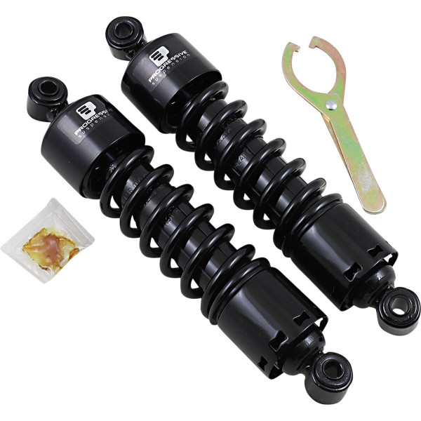 PROGRESSIVE SUSPENSION - AMORTIGUADOR 412 FXD 12.6 NEGRO