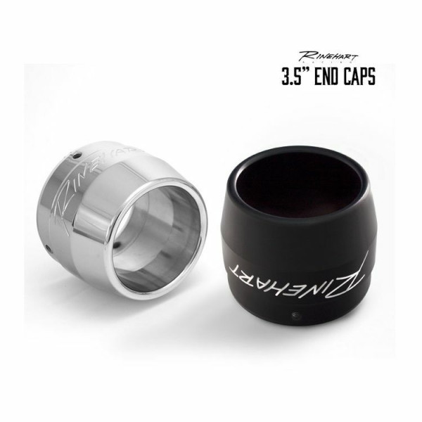 RINEHART RACING - 3.5 END CAPS BK (PR)