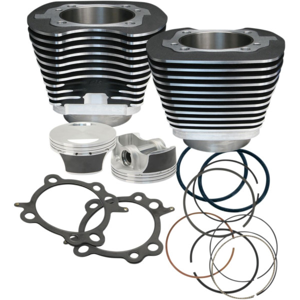 S&S CYCLE - CYLINDER KIT 106 TC BLK