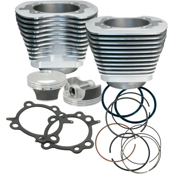 S&S CYCLE - ZYLINDER KIT 106TC SILBER