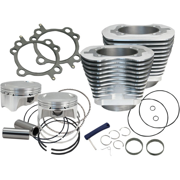 S&S CYCLE - CYLINDER KIT 107TC SLVR