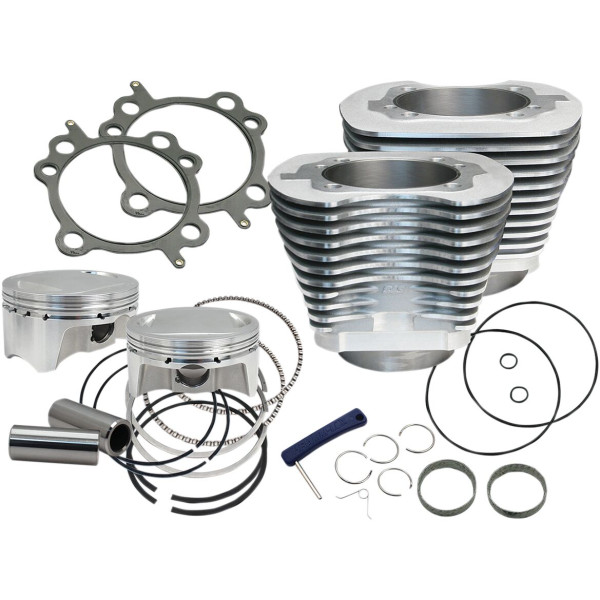 S&S CYCLE - KIT DE CILINDRO 100 PLATA -06