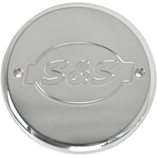 S&S CYCLE - COUVERTURE AC LOGO CHROME CHIEF