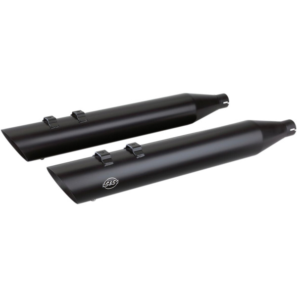 S&S CYCLE - AUSPUFFANLAGEN BLK SLSH 95-16