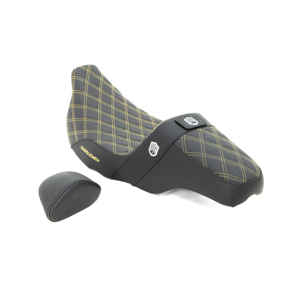 SADDLEMEN - SEAT SDC PERF GRIP BR GLD