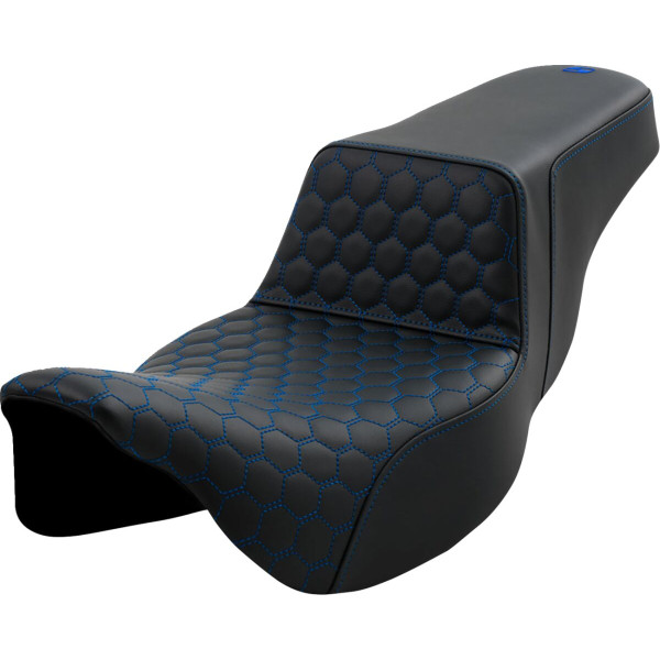 SADDLEMEN - ASIENTO STEP UP HC EXT COSTURA AZUL