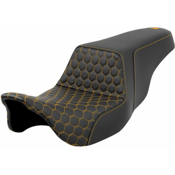 SADDLEMEN - SEAT STEP UP HC GOLD STITCH TO