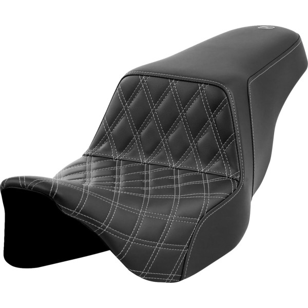 SADDLEMEN - SEAT STEP UP AVANT LS GRIS FONCÉ