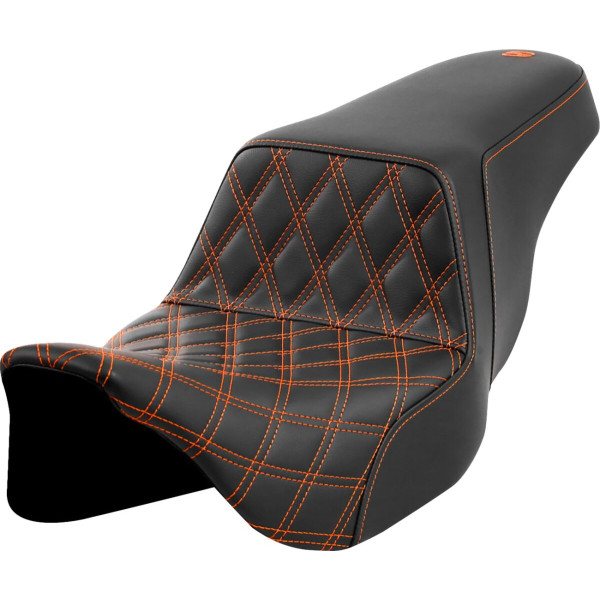 SADDLEMEN - SEAT STEP UP FRONT LS ORANGE S