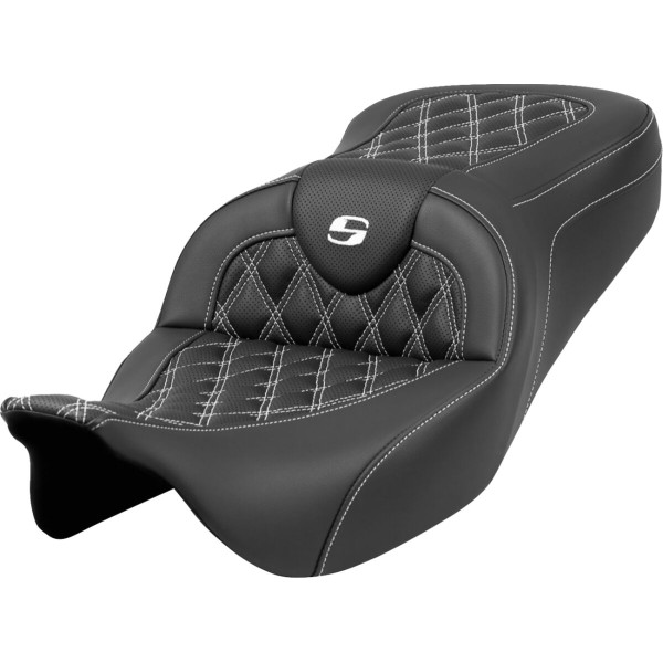 SADDLEMEN - SEAT ROADSOFA LS CON CUCITURA BIANCA