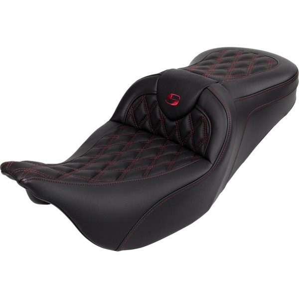 SADDLEMEN - SEAT ROADSOFA LS AVEC BR BURGONDIE