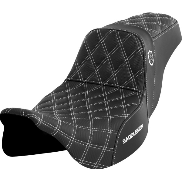 SADDLEMEN - SEAT SDC PERF GRIPPER BLANC ST