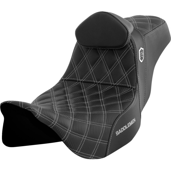 SADDLEMEN - SEAT SDC PERF GRIPPER W/BR SIL