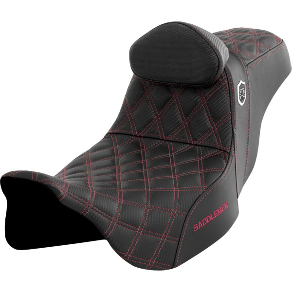 SADDLEMEN - SEAT SDC PERF GRIPPER W/BR NEGRO