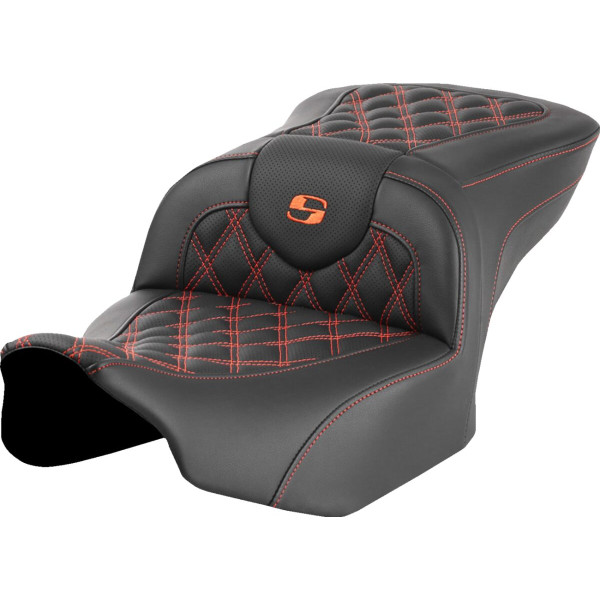 SADDLEMEN - SEAT ROADSOFA LS COSTURA NARANJA