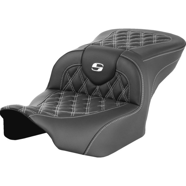 SADDLEMEN - SEAT ROADSOFA LS CON CUCITURA BIANCA