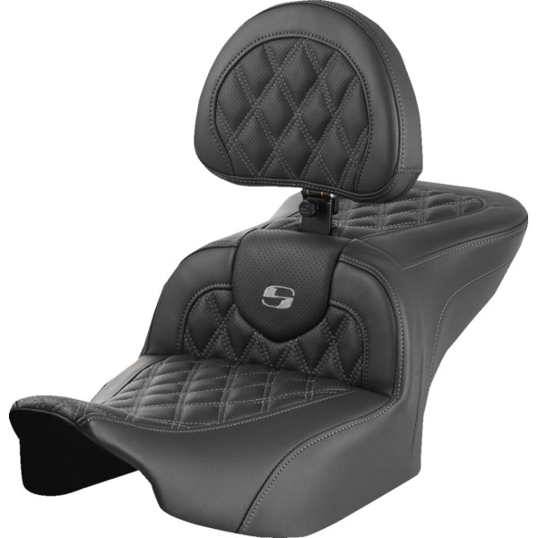 SADDLEMEN - SEAT ROADSOFA LS AVEC BR COUTURE GRIS