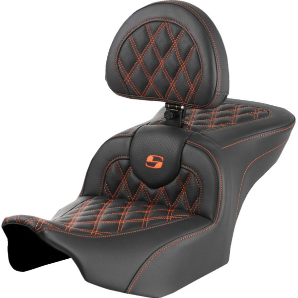 SADDLEMEN - SEAT ROADSOFA LS AVEC BR ORANGE S