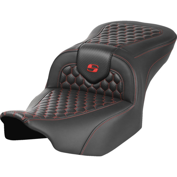 SADDLEMEN - SEAT ROADSOFA HC COSTURA ROJA