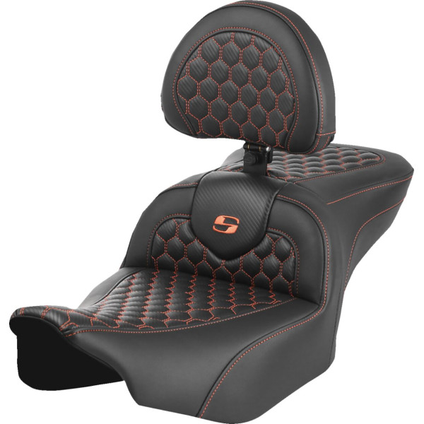 SADDLEMEN - SEAT ROADSOFA HC W/BR ORANGE S