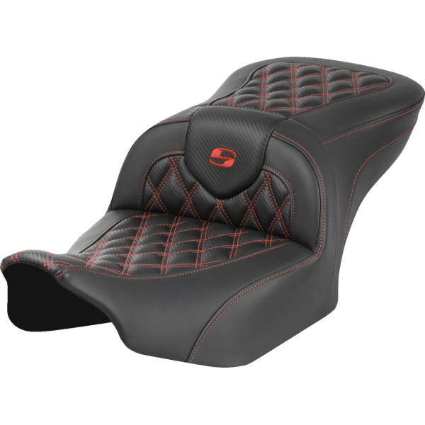 SADDLEMEN - SEAT ROADSOFA LS CF COSTURA ROJA