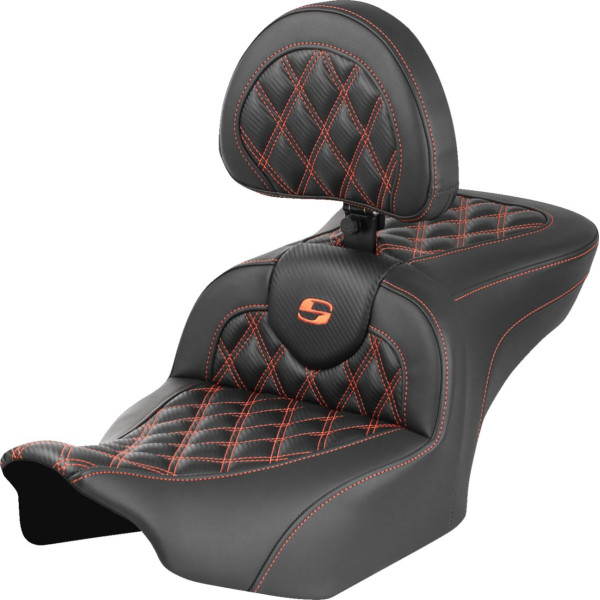 SADDLEMEN - SEAT ROADSOFA LS CF W/BR ORANGE