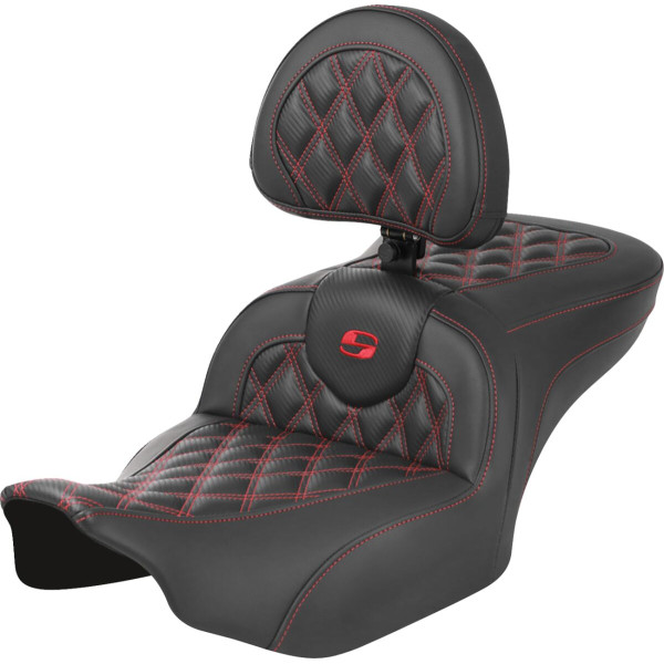 SADDLEMEN - SEAT ROADSOFA LS CF W/BR RED S