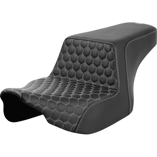 SADDLEMEN - ASIENTO STEP UP HC FRONTAL PLATA S