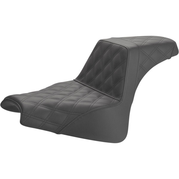 SADDLEMEN - SEAT STEP UP LS F/R BLACK