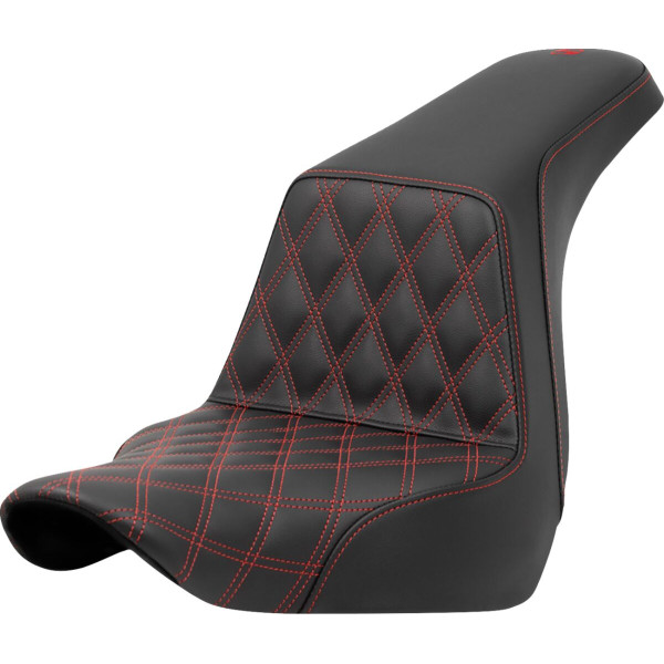 SADDLEMEN - SEAT STEP UP LS DRIVER RED STI