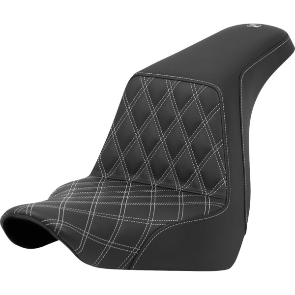 SADDLEMEN - SEAT STEP UP LS CONDUCTEUR ARGENT