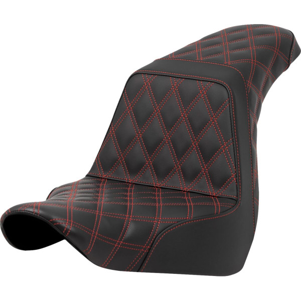 SADDLEMEN - SEAT STEP UP FULL LS RED STITC