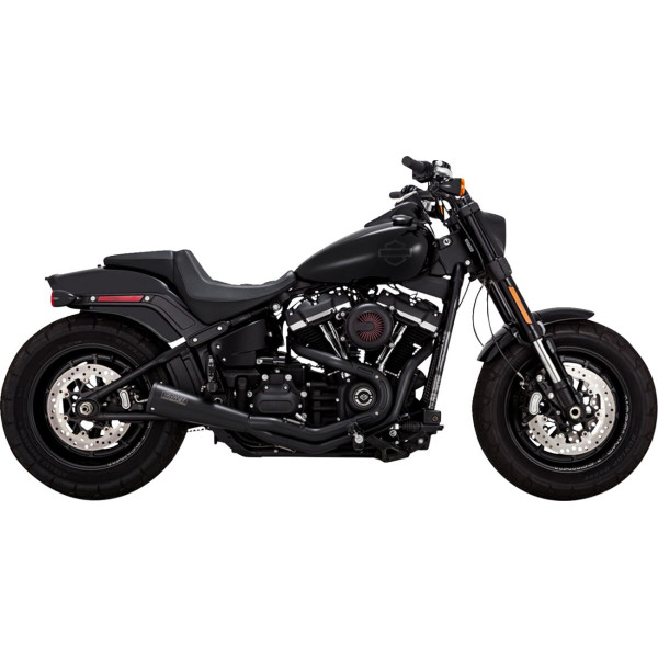 VANCE & HINES - EXHAUST 2-1 SS BLK 18+ST