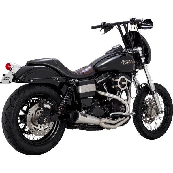 VANCE & HINES - EXHAUST BRUSHED STAINLESS 2-1