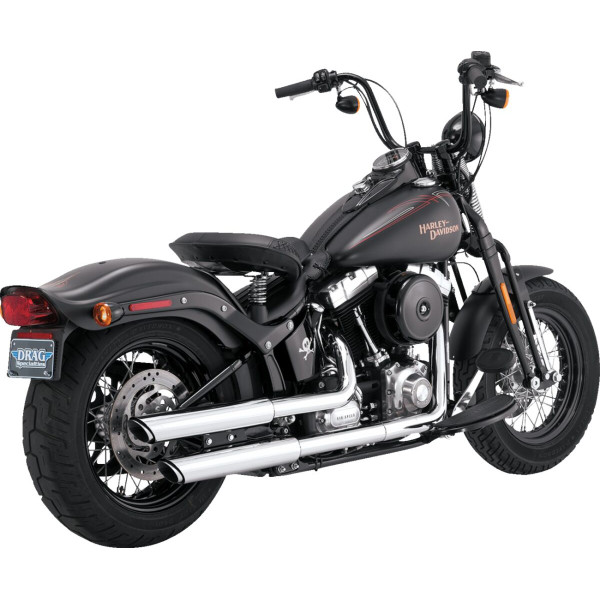 VANCE & HINES - MUFFLERS 3 TWIN SLASH CHROME D