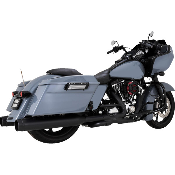 VANCE & HINES - TUBO CABEZA PWR DUALS NEGRO 09-16